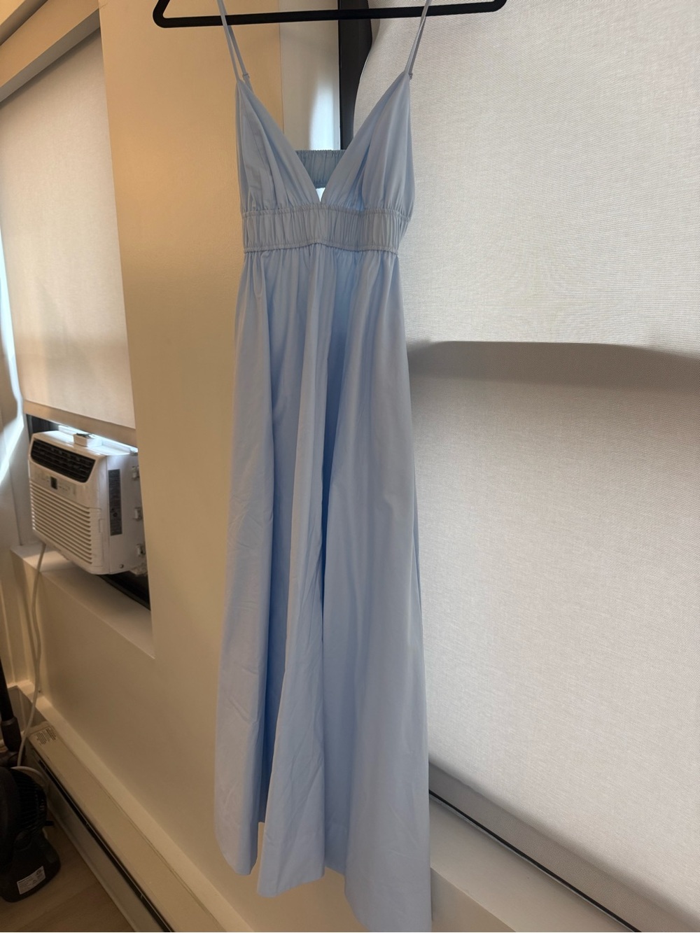 Aritzia Blue Midi Dress - Picture 2 of 4
